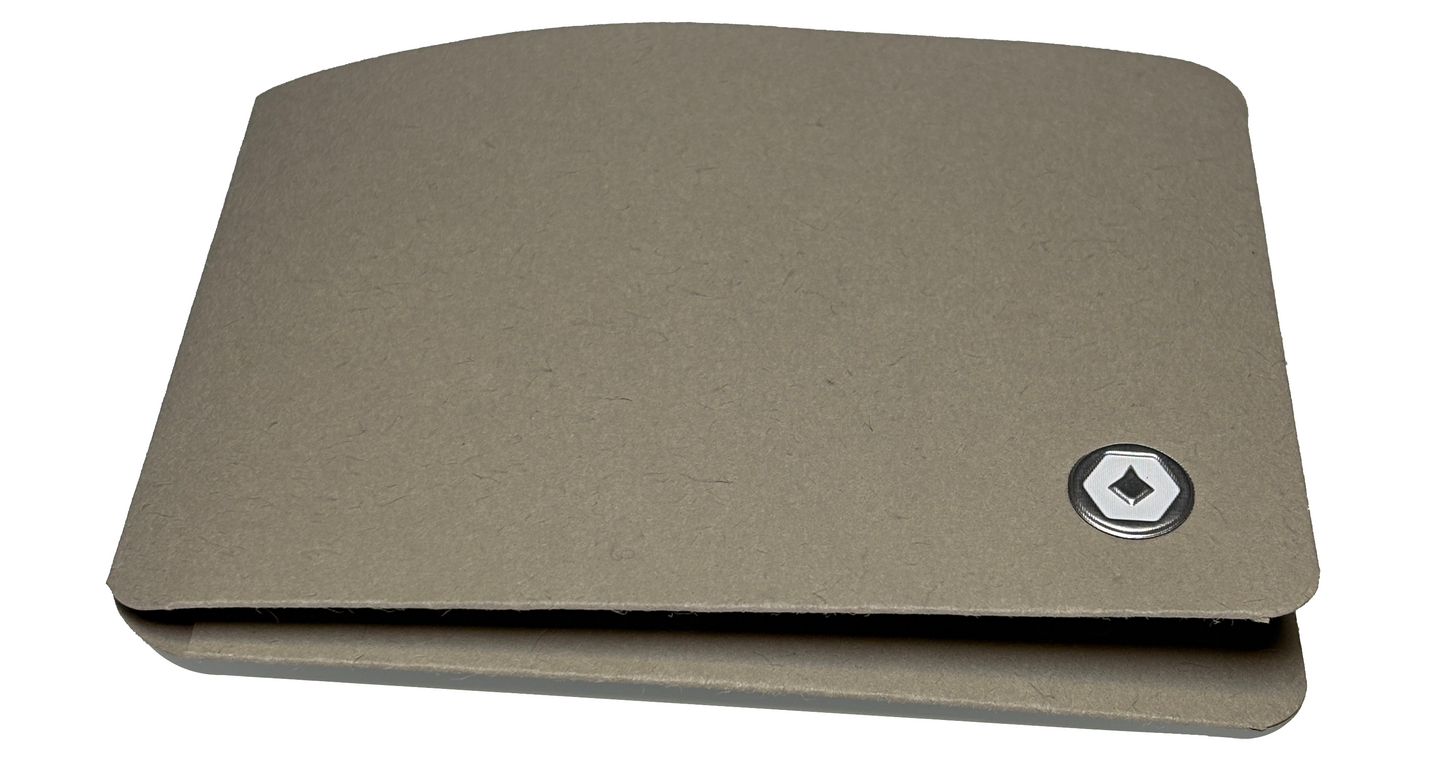 Utopicar Vosswallet – Slim RFID Wallet for Men | Minimalist Front/Back Pocket Bifold Wallet | Modern Nanobrei Card Holder | Secure & Stylish Everyday Carry